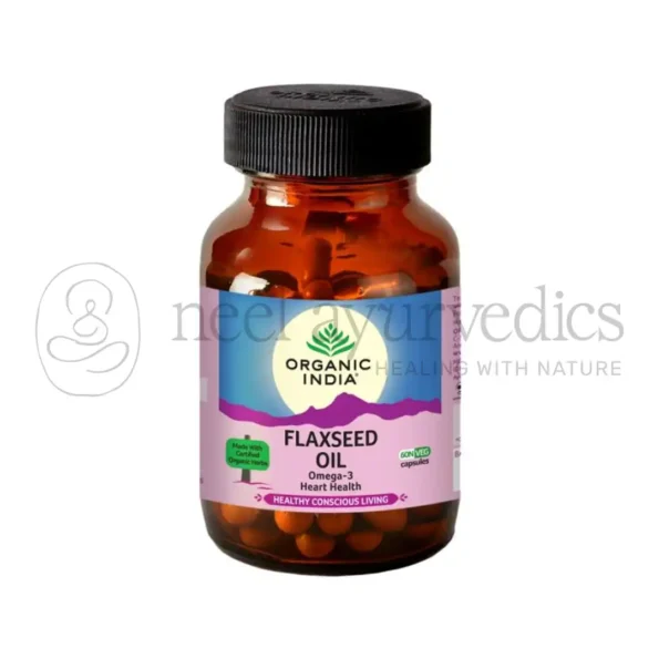 Organic India Flaxseed Oil – 60 Cap
