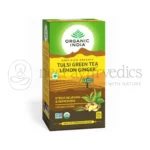 Organic India Tulsi Green Tea Lemon Ginger – 25 Tea Bags