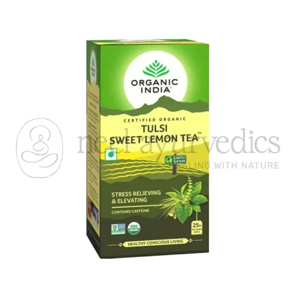 Organic India Tulsi Sweet Lemon Tea – 25 Tea Bags