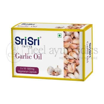Sri Sri Tattva Cardi Strong-Garlic&coc oil Capsules – 30 Cap